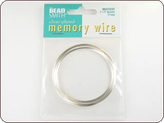 Memory Wire Bracelet  2-1/4 inch diameter, 12 loops