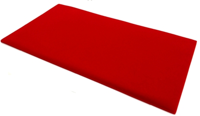 Velvet Pad Red 14 x 7.5 Inches