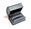 Black Leatherette Double Ring Box
