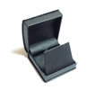Black Leatherette Earring or Pendant Box