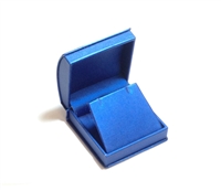 Navy Blue Leatherette Medium Earring or Pendant Box