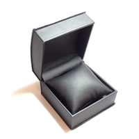 Black Leatherette Watch or Bangle Box