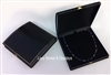 Necklace Box Roll Top Black Leatherette
