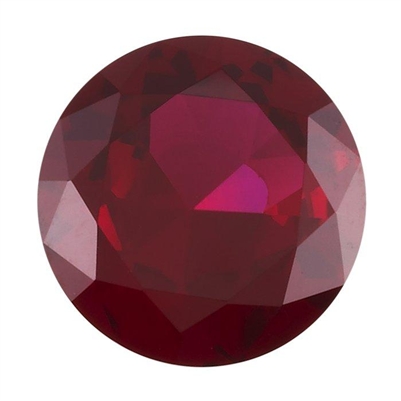 Garnet Round  Man Made