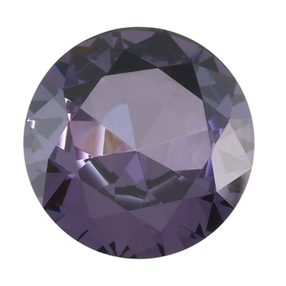 Amethyst Round  Man Made