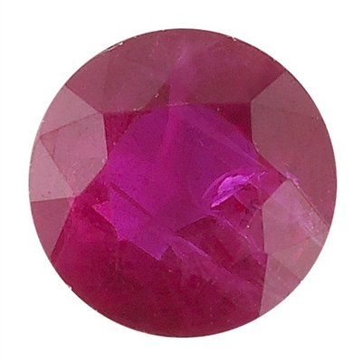 Ruby Round CZ