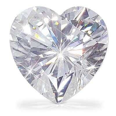 Cubic Zirconia Heart Clear Swarovski