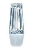 Cubic Zirconia Tapered Baguette Clear Swarovski