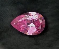 Pink Zircon Pear CZ