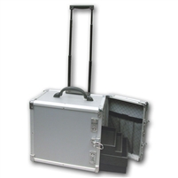 Aluminium Case With Wheels holds 12 trays