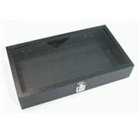 Glass Top Case with Metal Clasp