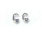 Memory Wire End Caps Nickel Plated 5mm (12)