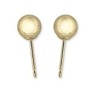 14KT Yellow Ballstud 4.00mm