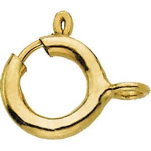 Spring Rings 14KTY Light Weight, Stardard Weight per piece