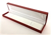 Bracelet Box in Red Leatherette 8.75 x 2 x 1.15