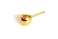 Yellow Gold Filled Ballstud 5.00mm