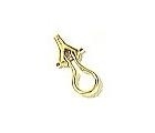 Omega Clip 18KT Yellow Large