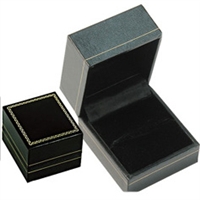 Ring Slot Box in Black 1-3/4 x 2 x 1-1/2