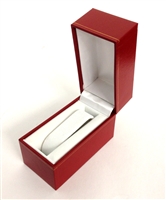 Watch or Bangle Box in Red 2.75 x 3.75 x 3.25"