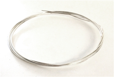 Sterling Silver Round Wire 18 Gauge (1mm) 6 Feet