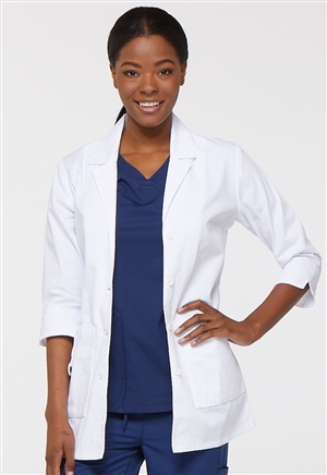 Ladies 30" 3/4 Sleeve Lab Coat