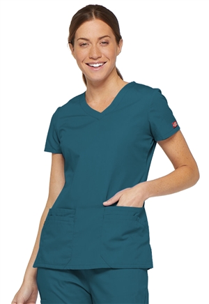 Ladies Dickies EDS Signature V-Neck Top