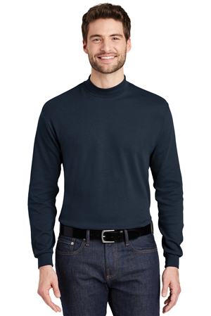 Men's Interlock Knit Mock Turtleneck