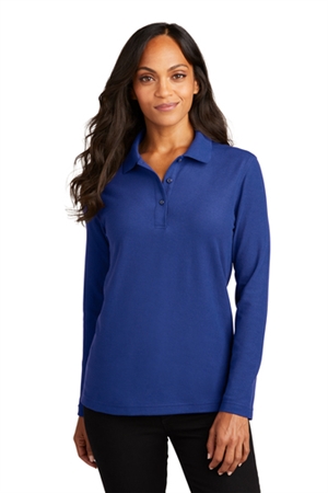 Ladies Silk Touch Sport Shirt (Long Sleeve)
