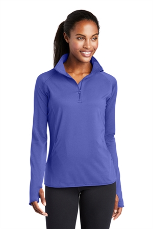 Ladies Sport-Tek - Sport-Wick Stretch 1/4-Zip Pullover