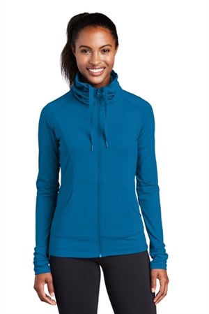 Ladies Sport-WickÂ® Stretch Full-Zip Jacket