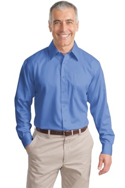 Men's Long Sleeve Non-Iron Twill Shirt