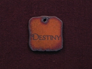 Rusted Iron Destiny Inspiration Pendant