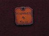 Rusted Iron Happiness Is Free Inspiration Pendant