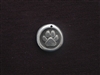 Large Paw With Vintage St Francis (Patron Saint For Animals) On Back Antique Silver Colored Wax Seal