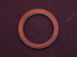 Rusted Iron Open Circle Large Link