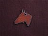 Rusted Iron Medium Horse Head Pendant