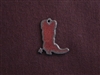 Rusted Iron Small Boot Charm