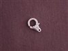 Lobster Clasp Silver Colored Handcuff Style