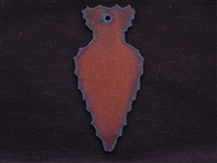Rusted Iron Arrow Head Pendant