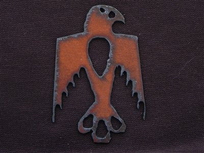 Rusted Iron Thunderbird Pendant