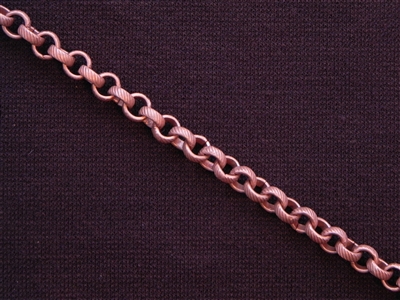 Antique Copper Colored Chain Style #41 Priced By The Foot