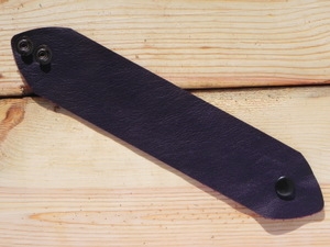 Leather Cuff Small/Medium Plum Purple