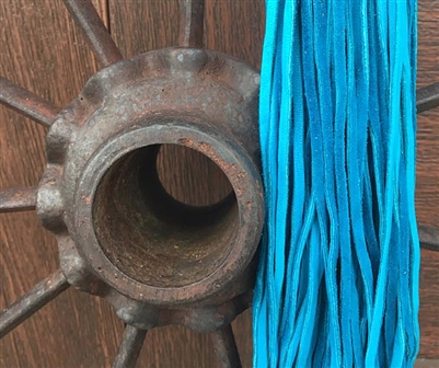 Leather Strands 1/8 (3 mm) Dark Turquoise