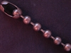 Ball Chain Antique Copper Colored 9 mm Bead Necklace