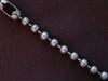 Ball Chain Antique Silver Colored 6 mm Bead Bracelet