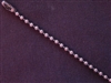Ball Chain Antique Copper Colored 3 mm (Long Style)  Bead Necklace