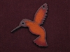 Rusted Iron Hummingbird Pendant