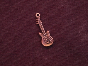 Charm Antique Copper Colored Guitar