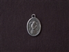 Vintage Replica Saint Gabriel Medallion Antique Silver Colored