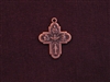 Charm Antique Copper Colored Ancient Cross